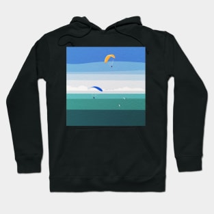 Flying over the English channel - Vol au dessus de la Manche Hoodie